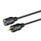 Monoprice SJT Locking Extension Cord, 12 AWG, Indoor, 12/3, 1 Outlets, L5-20R, Black, L5-20P, 10 ft 35065 - alternate 2